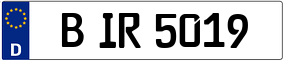 Truck License Plate